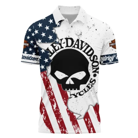 Harley-Davidson Motorcycle Exclusive Logo Polo Shirt QTHD020725A3-PL