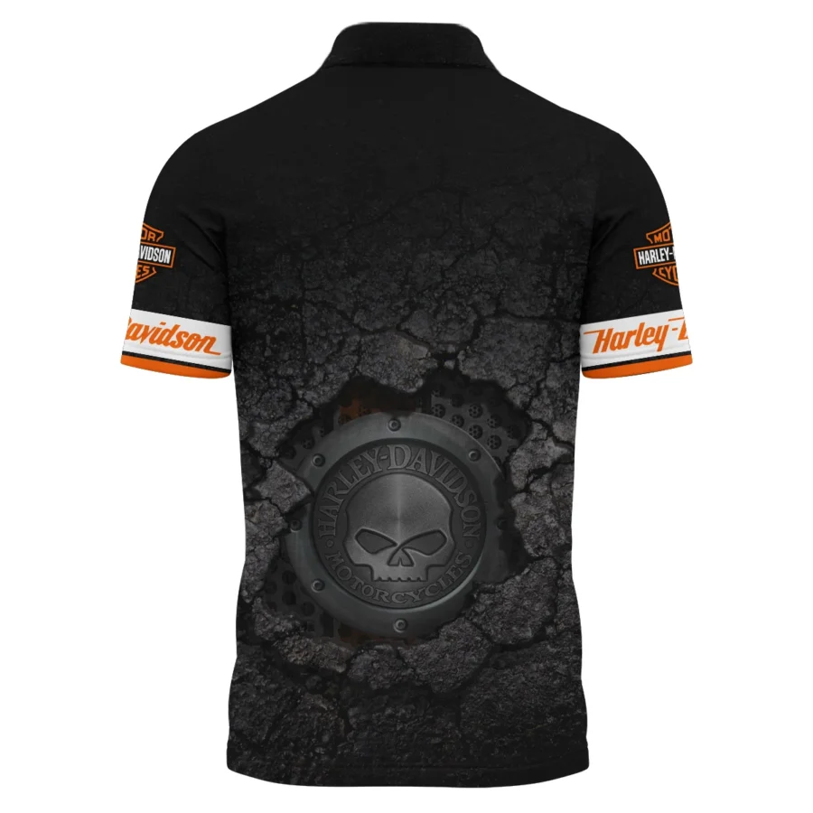 Harley-Davidson Motorcycle Exclusive Logo Polo Shirt QTHD010725A1-PL - Image 3
