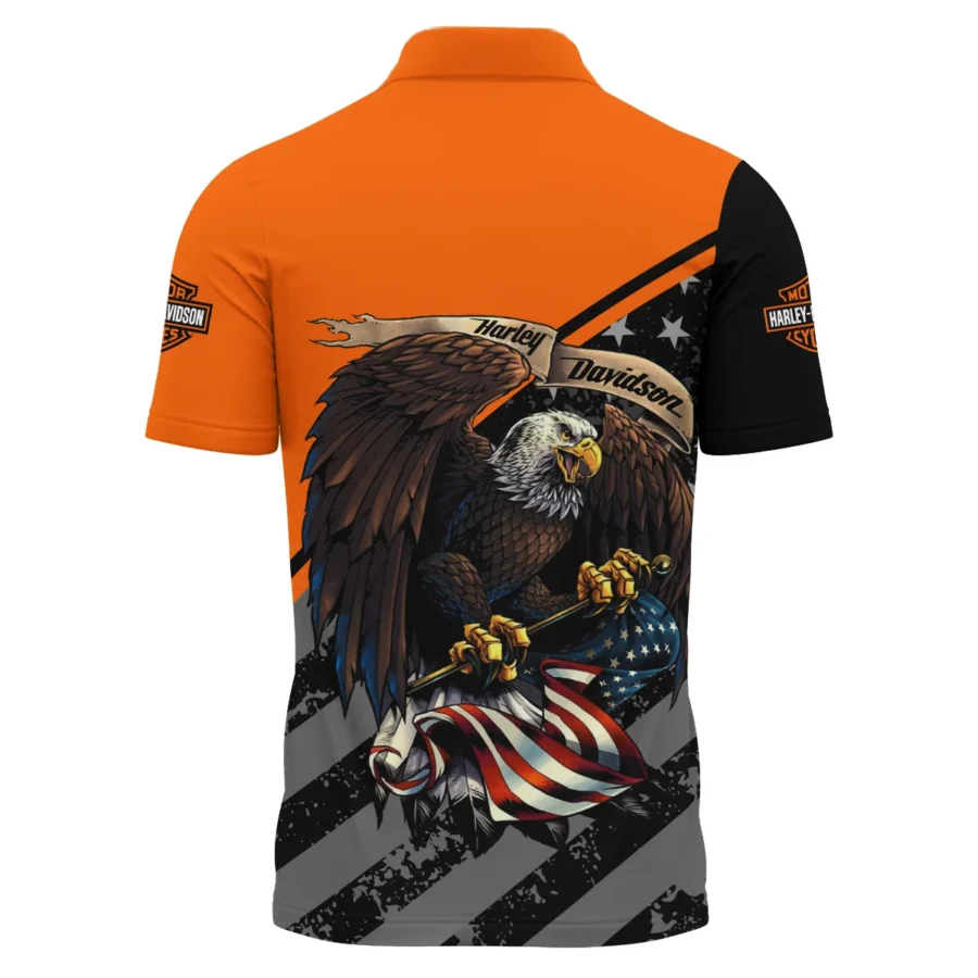 Harley-Davidson Motorcycle Exclusive Logo Polo Shirt QTHD010725A2-PL - Image 3