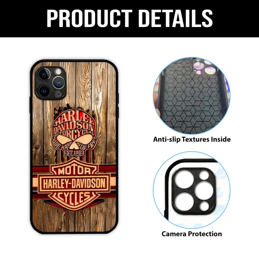 Harley-Davidson Phone Case – Dustproof, Scratch & Shock Resistant – QTHD100725A1 - Image 5