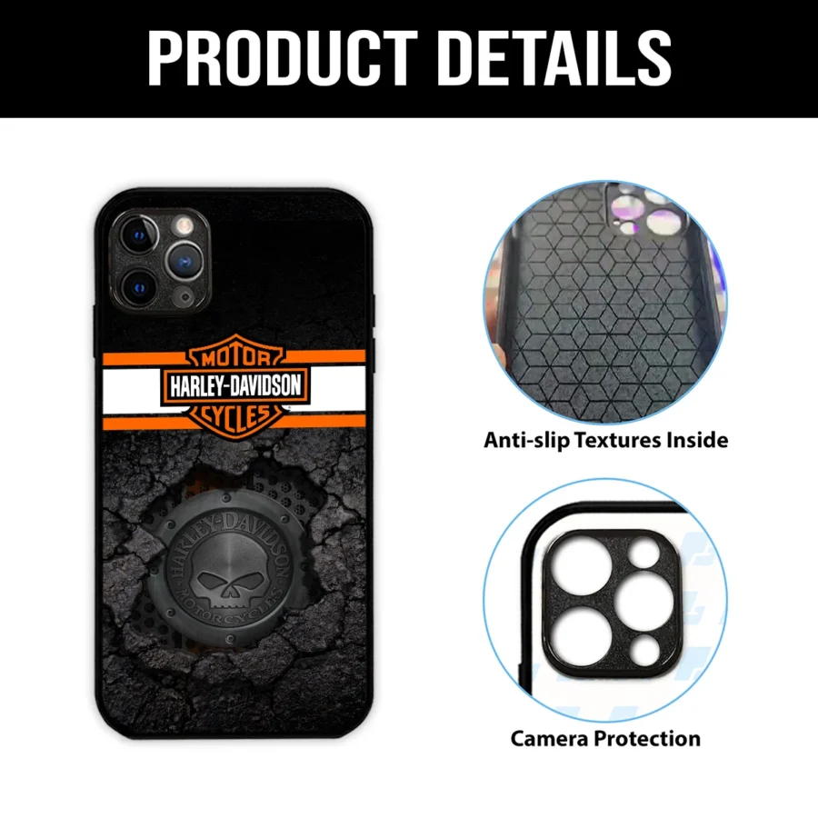Harley-Davidson Phone Case – Dustproof, Scratch & Shock Resistant – QTHD100725A4 - Image 5