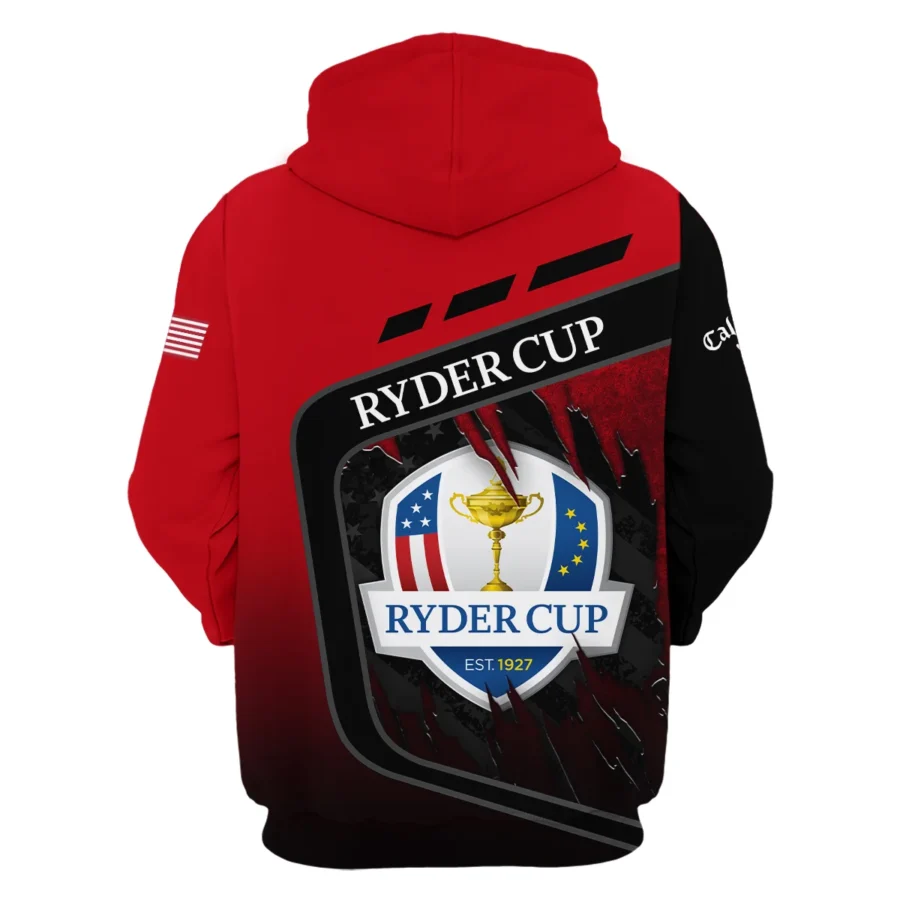 Callaway Ryder Cup Exclusive Logo Zipper Hoodie QTRD090725A2CLW-ZHD - Image 3