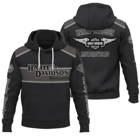 Harley-Davidson Motorcycle Exclusive Logo Hoodie QTHD010725A3-HD