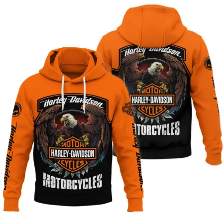 Harley-Davidson Motorcycle Exclusive Logo Hoodie QTHD010725A4-HD