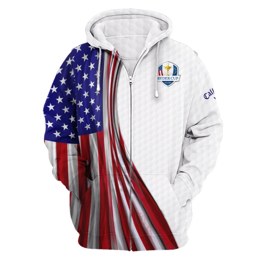 Callaway Ryder Cup Exclusive Logo Zipper Hoodie QTRD090725A1CLW-ZHD - Image 2