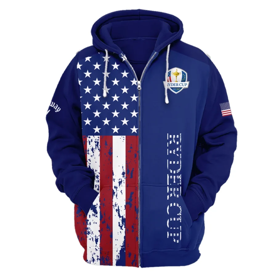Callaway Ryder Cup Exclusive Logo Zipper Hoodie QTRD090725A4CLW-ZHD - Image 2