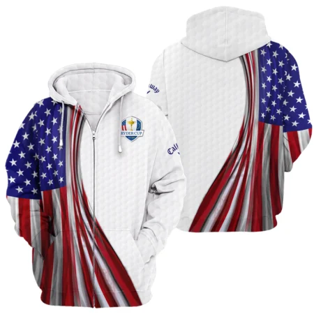 Callaway Ryder Cup Exclusive Logo Zipper Hoodie QTRD090725A1CLW-ZHD