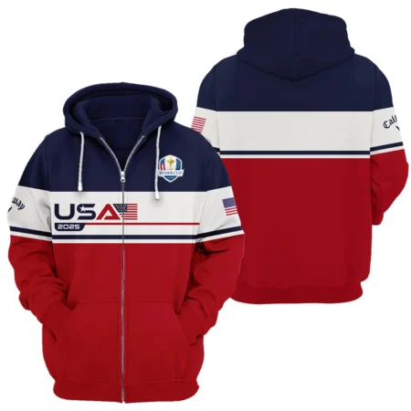 Callaway Ryder Cup Exclusive Logo Zipper Hoodie QTRD090725A3CLW-ZHD