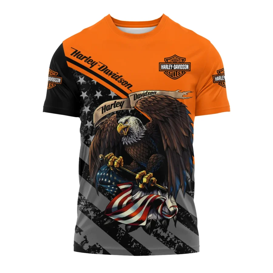 Harley-Davidson Motorcycle Exclusive Logo T-shirt QTHD010725A2-TS - Image 2
