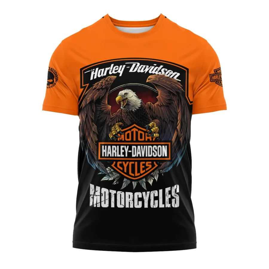 Harley-Davidson Motorcycle Exclusive Logo T-shirt QTHD010725A4-TS - Image 2