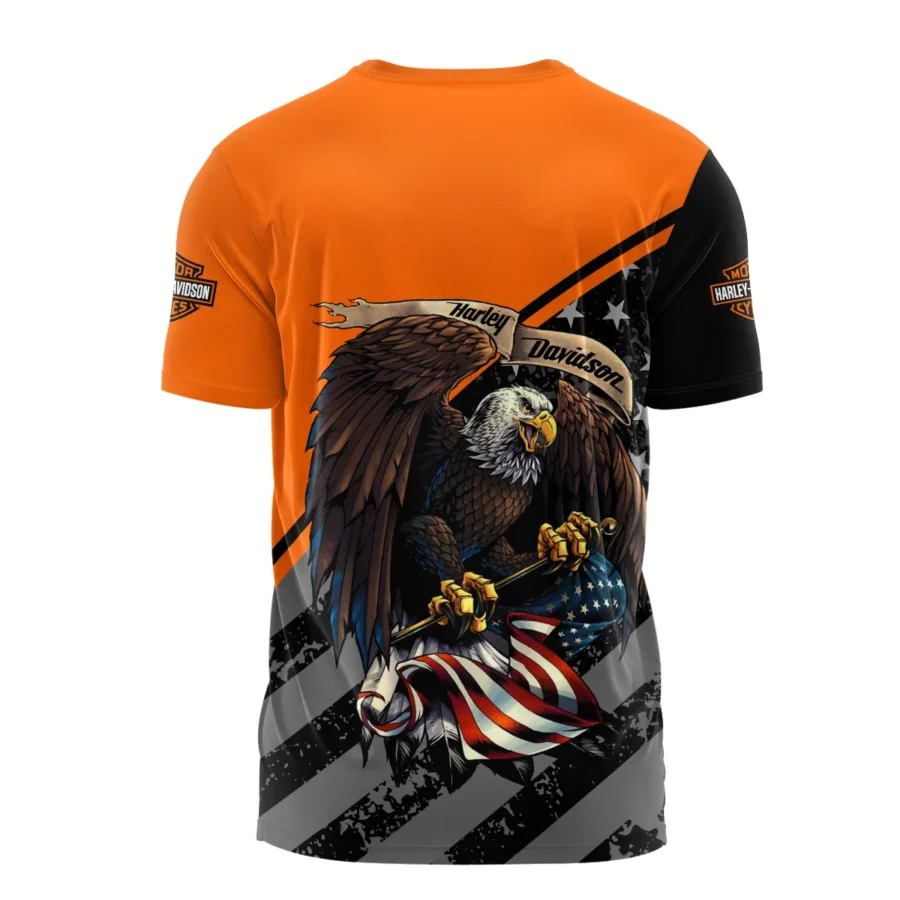 Harley-Davidson Motorcycle Exclusive Logo T-shirt QTHD010725A2-TS - Image 3