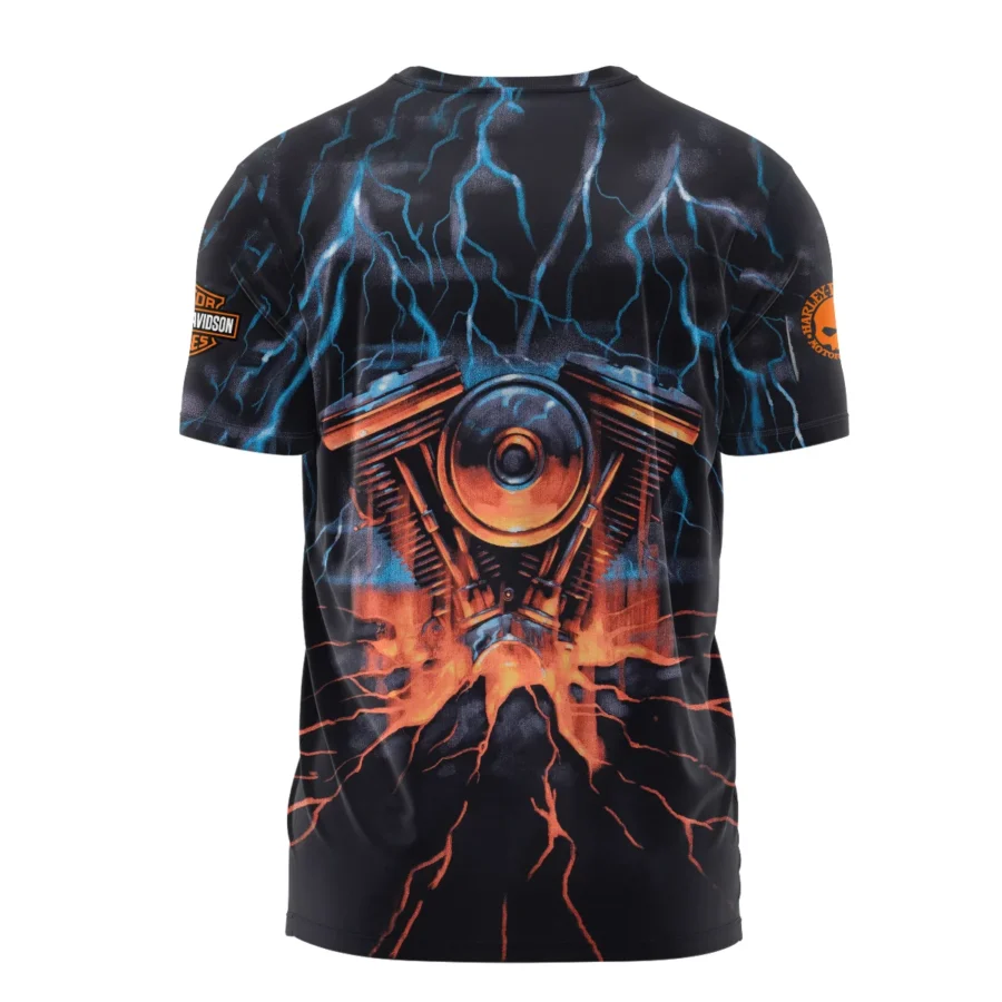 Harley-Davidson Motorcycle Exclusive Logo T-shirt QTHD020725A1-TS - Image 2