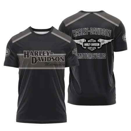 Harley-Davidson Motorcycle Exclusive Logo T-shirt QTHD010725A3-TS