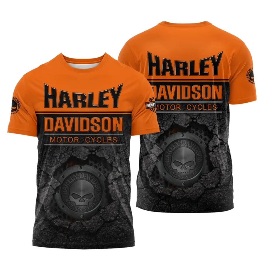 Harley-Davidson Motorcycle Exclusive Logo T-shirt QTHD020725A2-TS - Image 3