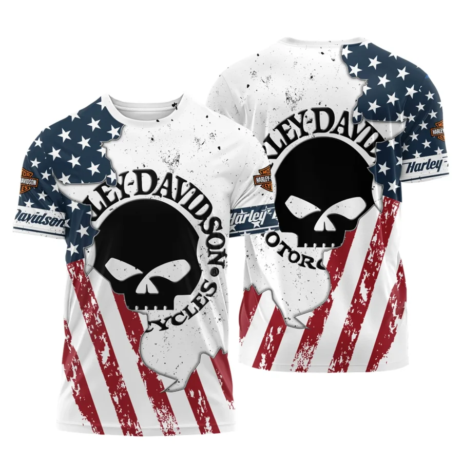 Harley-Davidson Motorcycle Exclusive Logo T-shirt QTHD020725A3-TS - Image 3