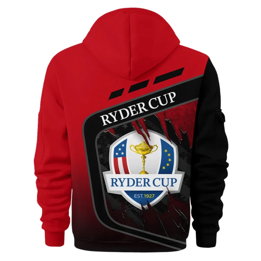 Ryder Cup Exclusive Logo Hoodie Half Zipper QTRD090725A2TL-HDF - Image 3