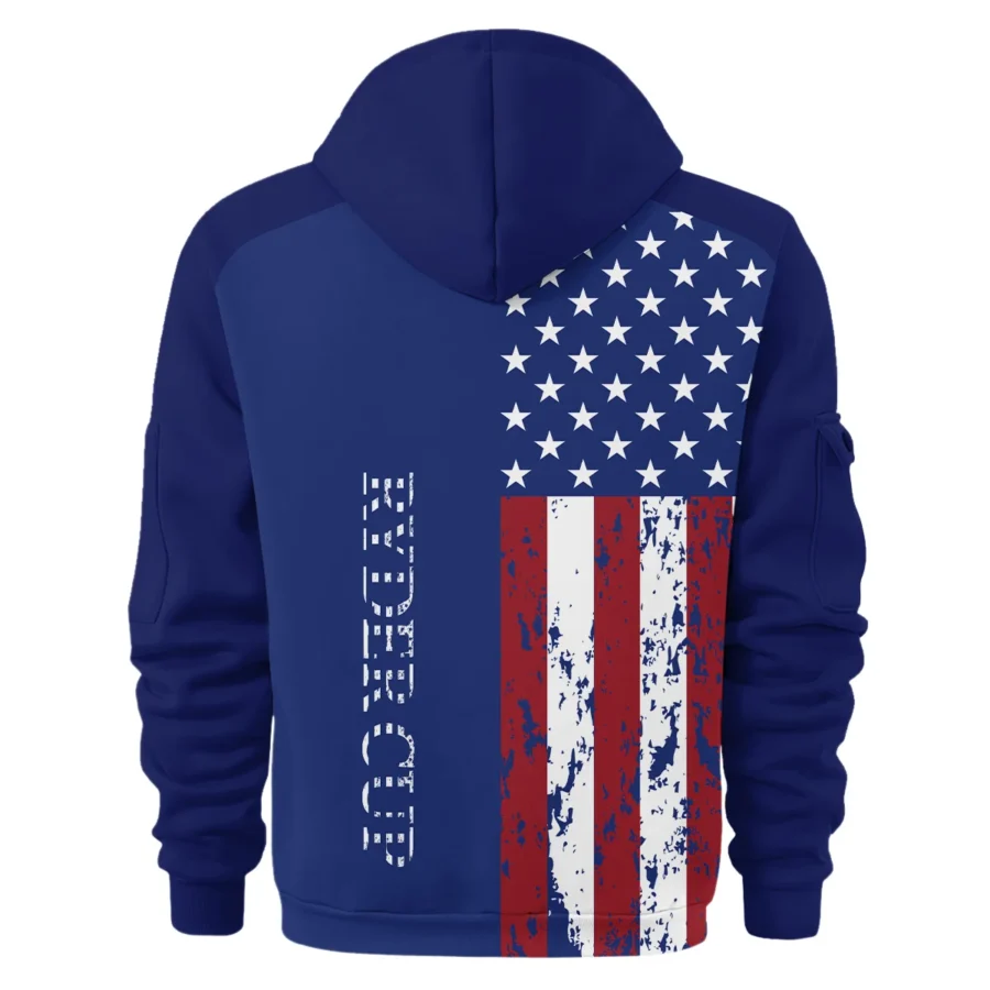 Ryder Cup Exclusive Logo Hoodie Half Zipper QTRD090725A4ROX-HDF - Image 3