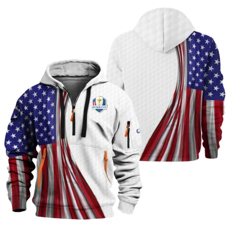 Callaway Ryder Cup Exclusive Logo Hoodie Half Zipper QTRD090725A1CLW-HDF