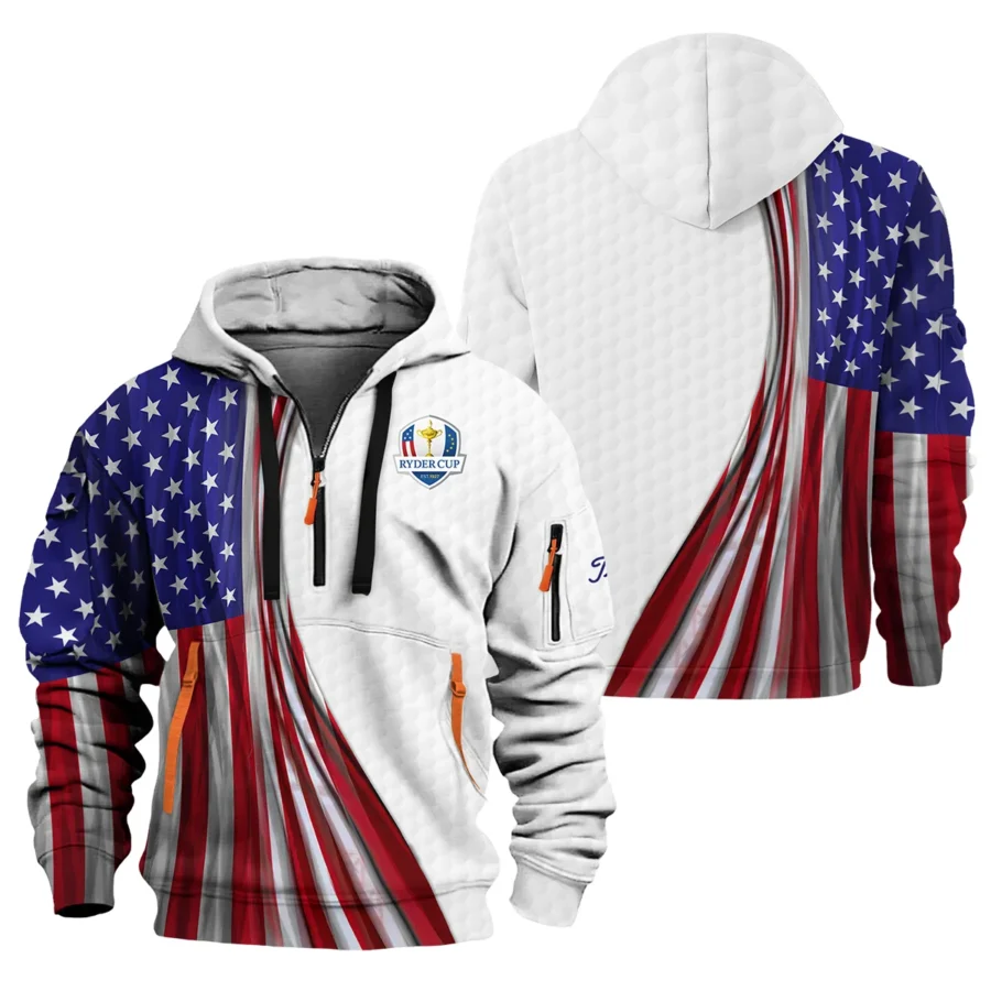 Ryder Cup Exclusive Logo Hoodie Half Zipper QTRD090725A1TL-HDF
