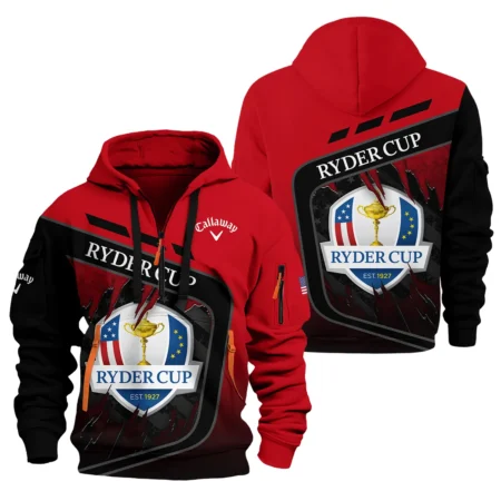 Callaway Ryder Cup Exclusive Logo Hoodie Half Zipper QTRD090725A2CLW-HDF