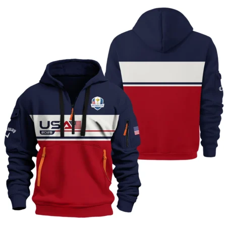 Callaway Ryder Cup Exclusive Logo Hoodie Half Zipper QTRD090725A3CLW-HDF