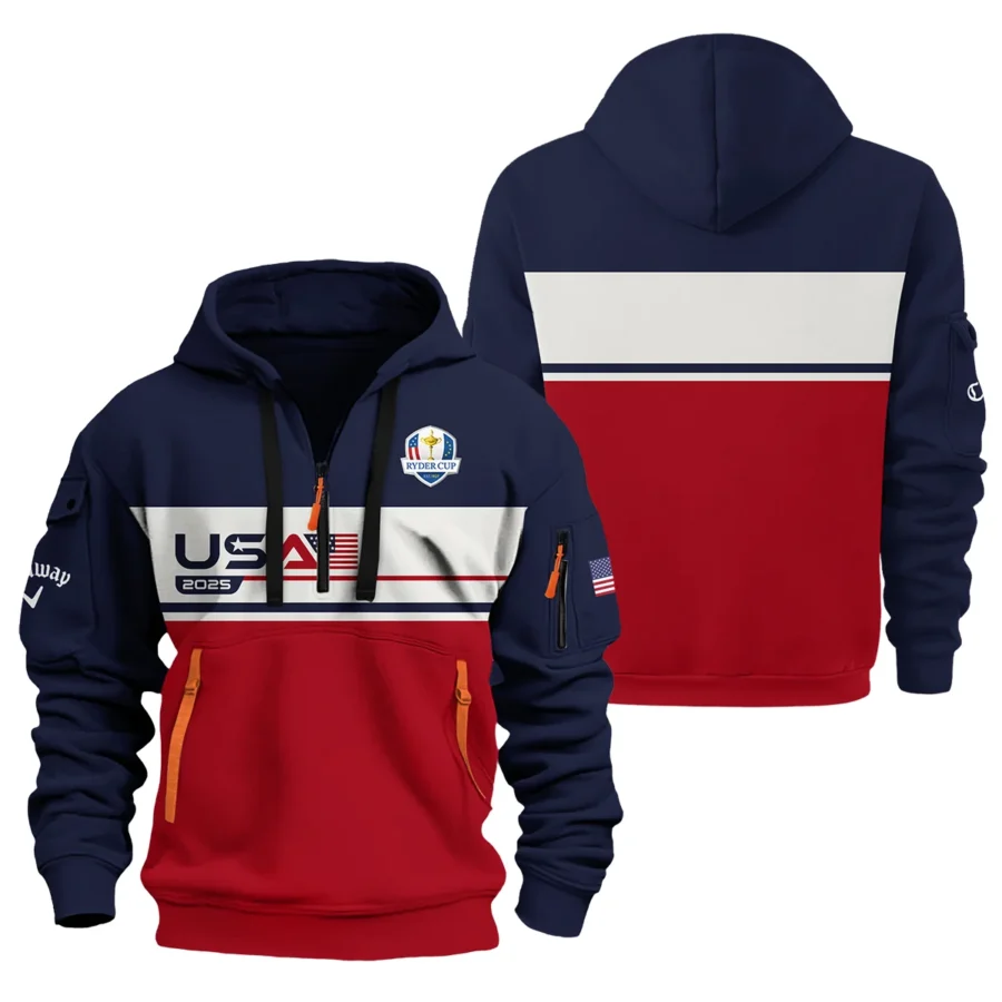 Callaway Ryder Cup Exclusive Logo Hoodie Half Zipper QTRD090725A3CLW-HDF