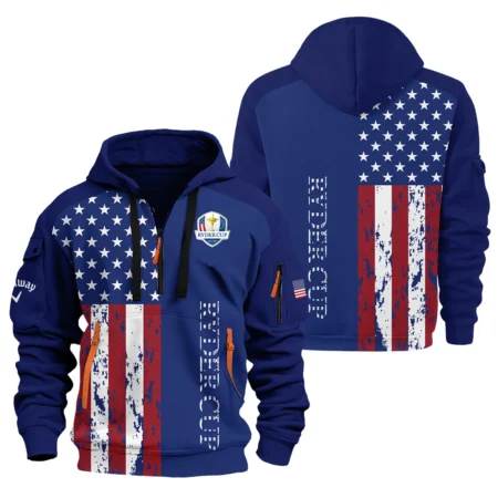 Callaway Ryder Cup Exclusive Logo Hoodie Half Zipper QTRD090725A4CLW-HDF