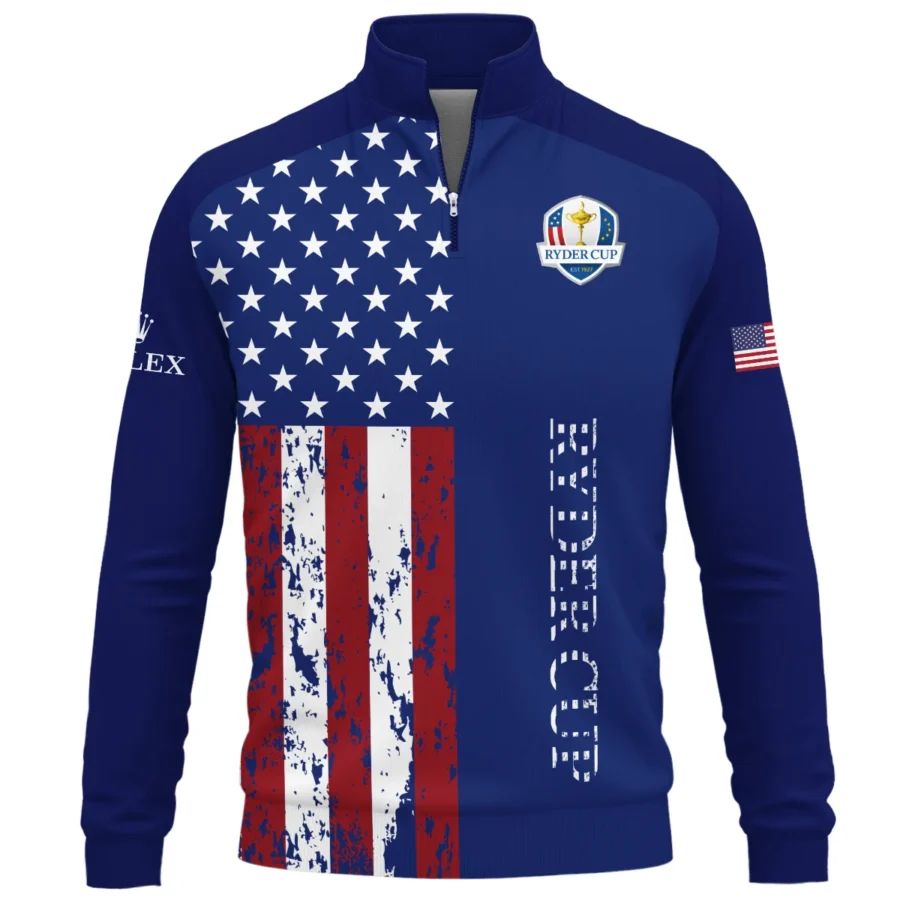 Ryder Cup Exclusive Logo Quarter-Zip Sweatshirt QTRD090725A4ROX-QTZ - Image 2