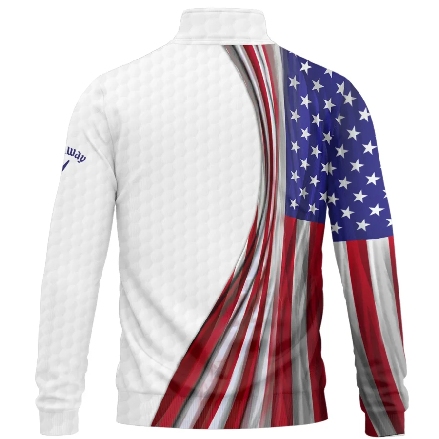 Callaway Ryder Cup Exclusive Logo Quarter-Zip Sweatshirt QTRD090725A1CLW-QTZ - Image 3