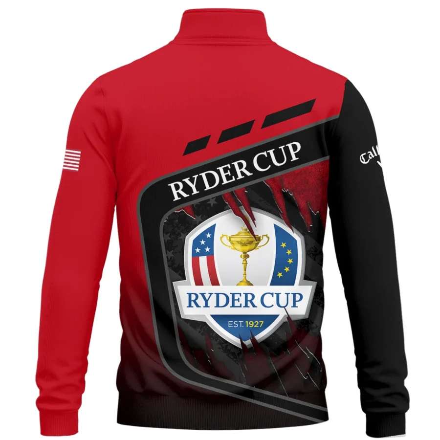 Callaway Ryder Cup Exclusive Logo Quarter-Zip Sweatshirt QTRD090725A2CLW-QTZ - Image 3