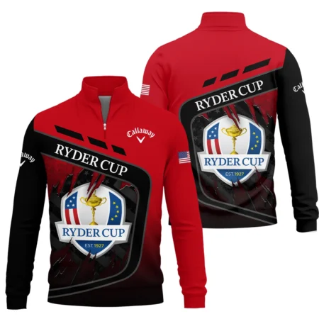 Callaway Ryder Cup Exclusive Logo Quarter-Zip Sweatshirt QTRD090725A2CLW-QTZ