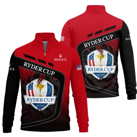 Ryder Cup Exclusive Logo Quarter-Zip Sweatshirt QTRD090725A2ROX-QTZ