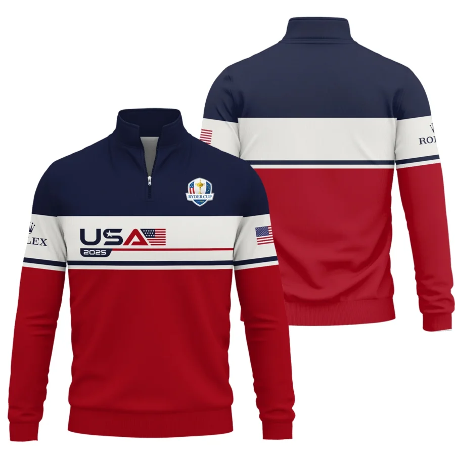 Ryder Cup Exclusive Logo Quarter-Zip Sweatshirt QTRD090725A3ROX-QTZ