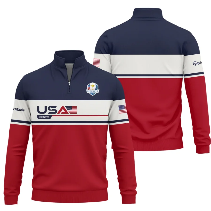 TaylorMade Ryder Cup Exclusive Logo Quarter-Zip Sweatshirt QTRD090725A3TM-QTZ