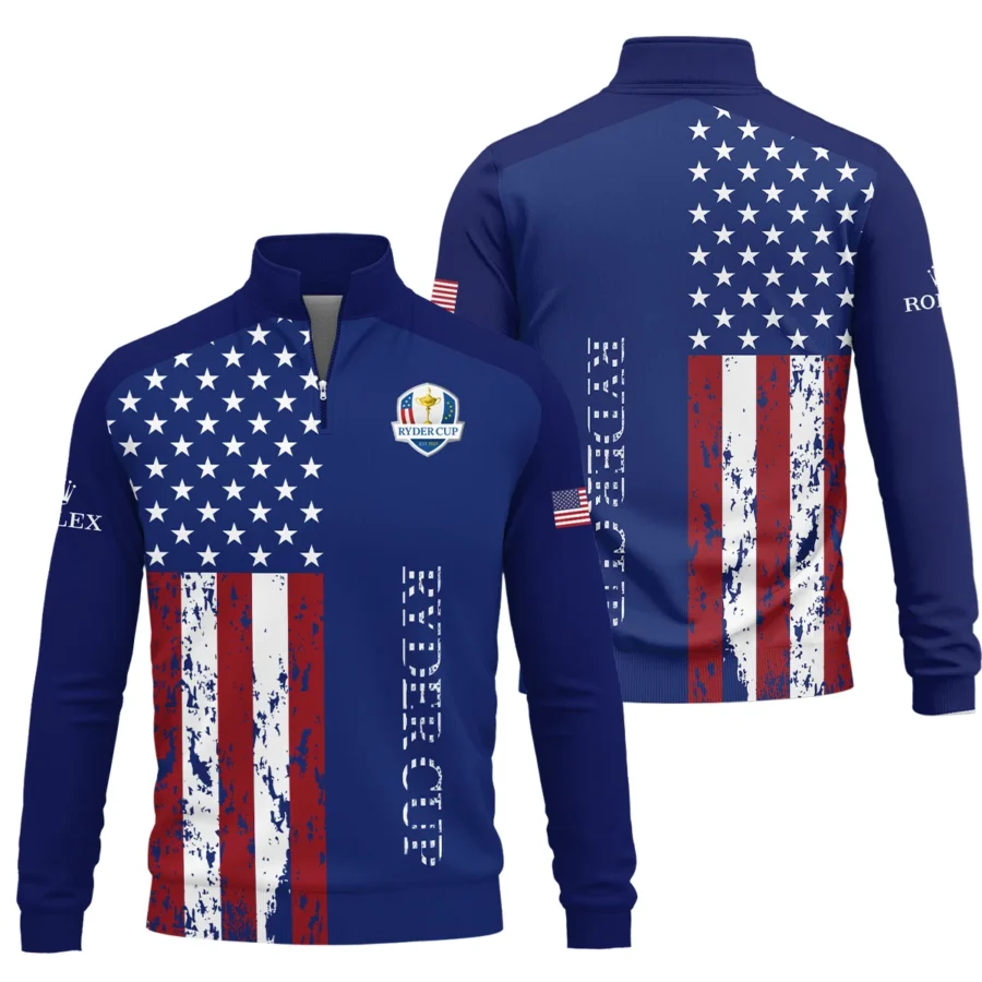 Ryder Cup Exclusive Logo Quarter-Zip Sweatshirt QTRD090725A4ROX-QTZ