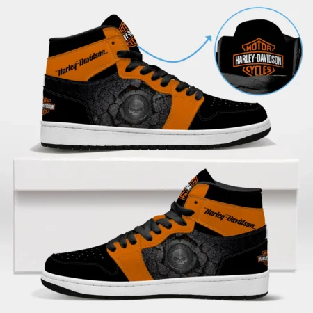 Harley-Davidson Motorcycle Exclusive Logo Air Jordan 1 High QTHD070725A1
