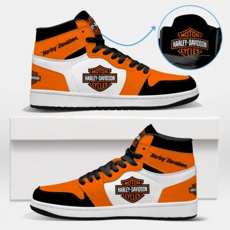 Harley-Davidson Motorcycle Exclusive Logo Air Jordan 1 High QTHD070725A2