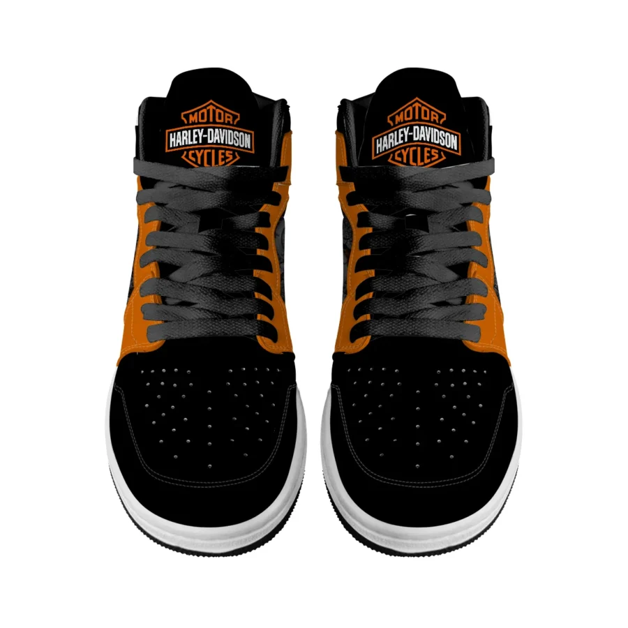 Harley-Davidson Motorcycle Exclusive Logo Air Jordan 1 High QTHD070725A1 - Image 2