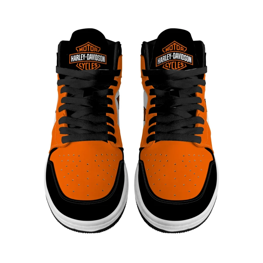 Harley-Davidson Motorcycle Exclusive Logo Air Jordan 1 High QTHD070725A2 - Image 2