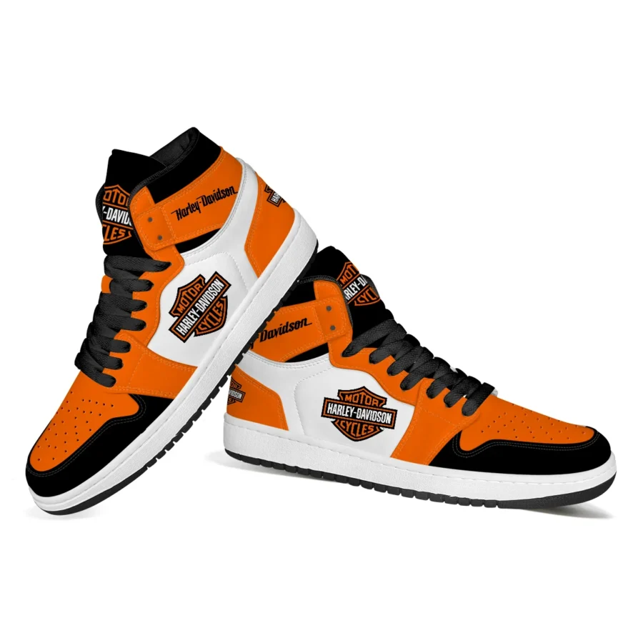 Harley-Davidson Motorcycle Exclusive Logo Air Jordan 1 High QTHD070725A2 - Image 3