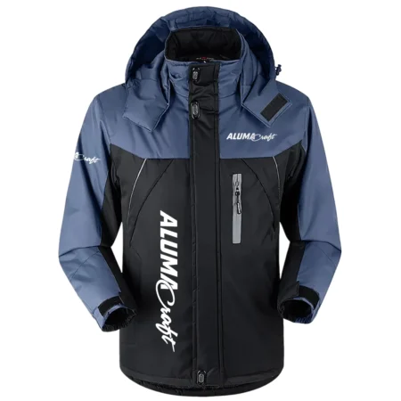 Alumacraft Exclusive Logo Outdoor Charging Suit Plush Waterproof Windproof Jacket Detachable Hood QTFS040725A1ALU