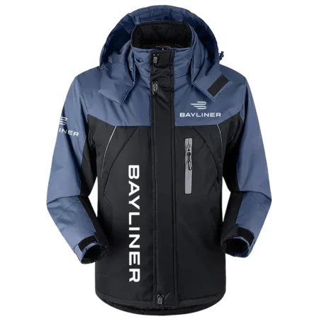 Bayliner Exclusive Logo Outdoor Charging Suit Plush Waterproof Windproof Jacket Detachable Hood QTFS040725A1BYL