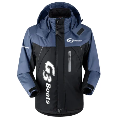 G3 Boats Exclusive Logo Outdoor Charging Suit Plush Waterproof Windproof Jacket Detachable Hood QTFS040725A1G3