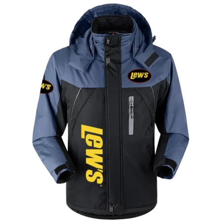 Lew’s Exclusive Logo Outdoor Charging Suit Plush Waterproof Windproof Jacket Detachable Hood QTFS040725A1LEW