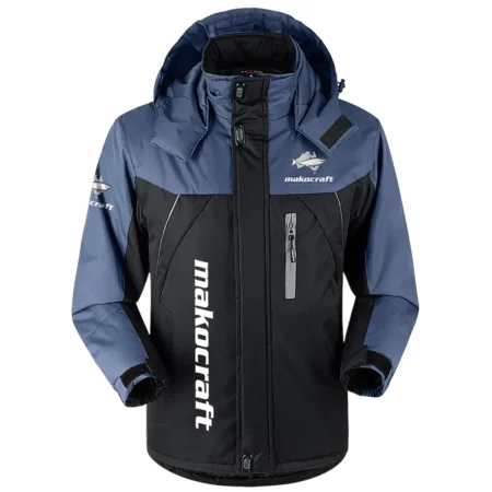 Makocraft Boats Exclusive Logo Outdoor Charging Suit Plush Waterproof Windproof Jacket Detachable Hood QTFS040725A1MAB