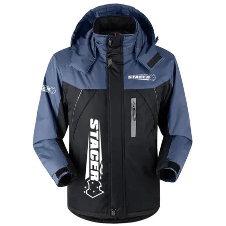 Stacer Exclusive Logo Outdoor Charging Suit Plush Waterproof Windproof Jacket Detachable Hood QTFS040725A1STC