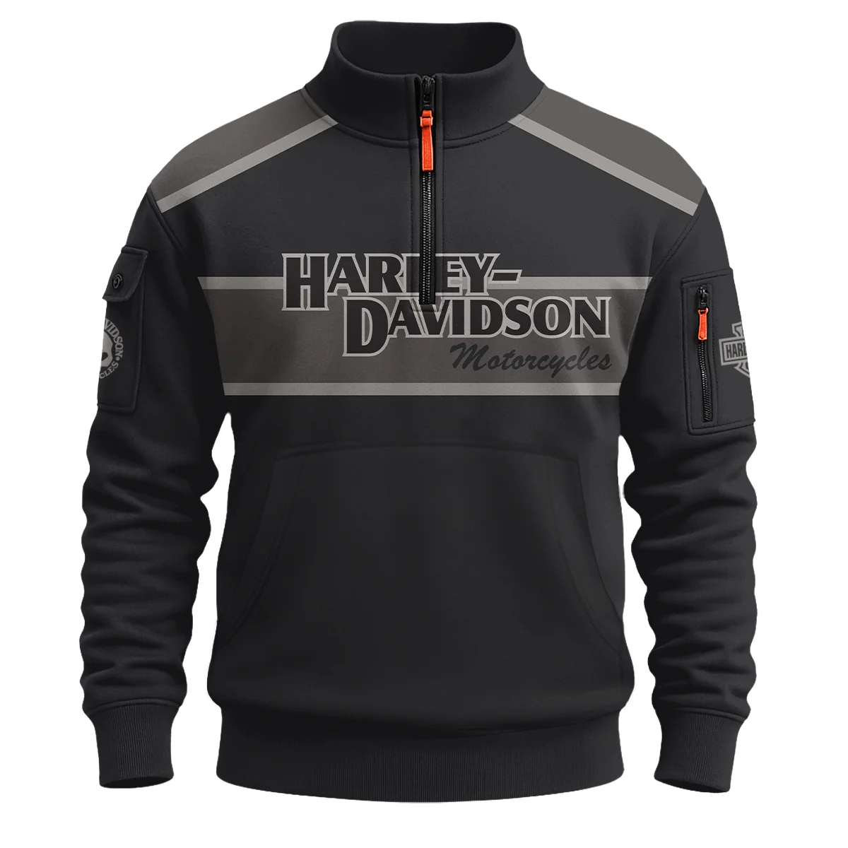 Harley Davidson Motorcycle Limited Edition Sweatshirt Zipper QTHD010725A3-SHZ - Image 2