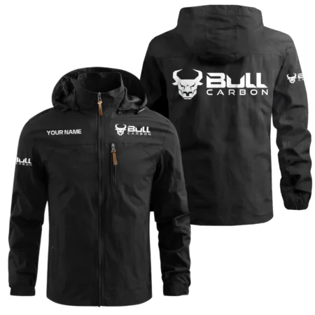 Bull Carbon Exclusive Logo Waterproof Outdoor Jacket QTBLA041125A2BLC