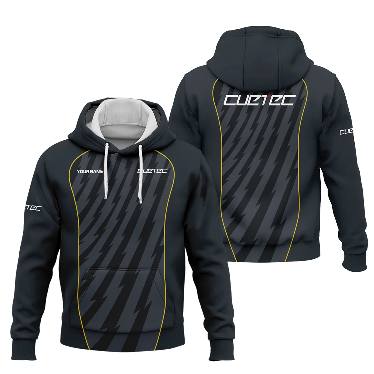 Cuetec Exclusive Logo - Personalized Hoodie QTBLA011125A1CTC-HD