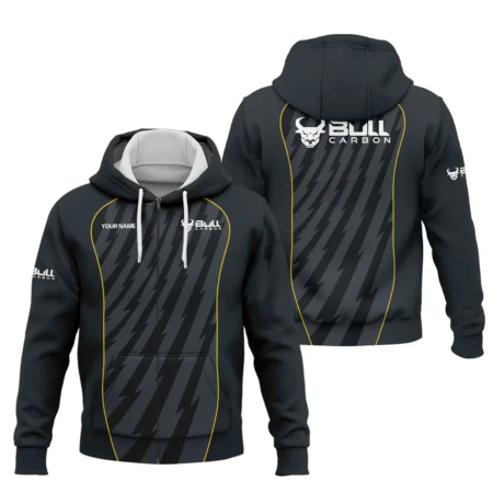 Bull Carbon Exclusive Logo - Personalized  Zipper Hoodie QTBLA011125A1BLC-ZHD